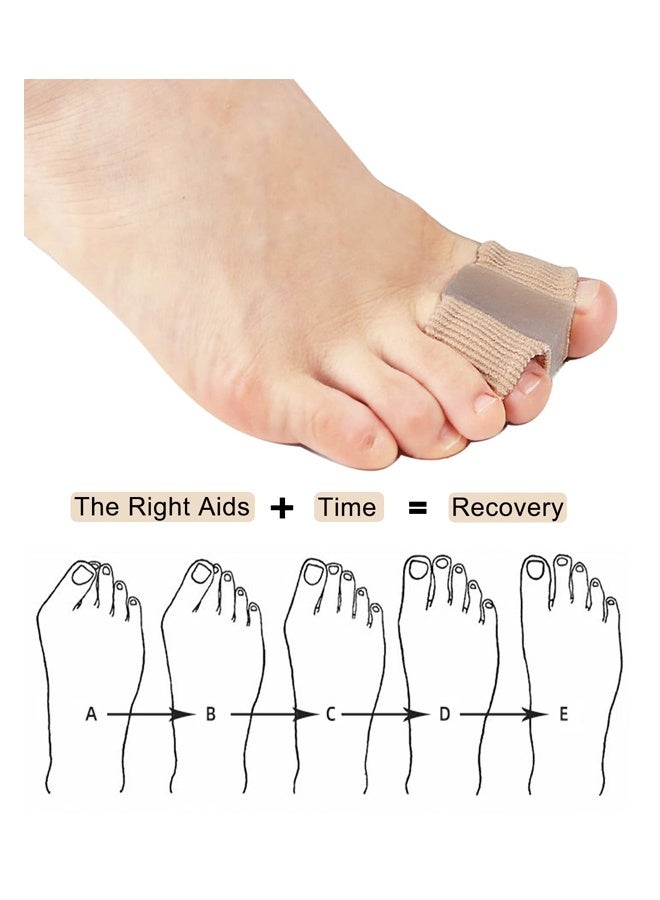 4 Pack Bunion Toe Separators for Overlapping Toes Women Men, Gel Toe Spacers Bunion Corrector - Image 2